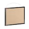 Flash Furniture Juno Rustic Wall Mount Linen Board w/Wood Push Pins, 20x30, Black HGWA-LINEN-20X30-BLK-GG - alternate 10